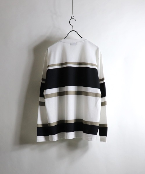 Confirm(コンファーム)の「Confirm / コンファーム 代わり編みマルチロンT(Tシャツ/カットソー・メンズ・ベージュ/ネイビー/グレー/ワイン・M/L)」の14枚目の写真