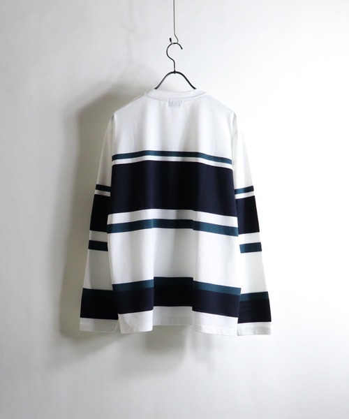 Confirm(コンファーム)の「Confirm / コンファーム 代わり編みマルチロンT(Tシャツ/カットソー・メンズ・ベージュ/ネイビー/グレー/ワイン・M/L)」の18枚目の写真