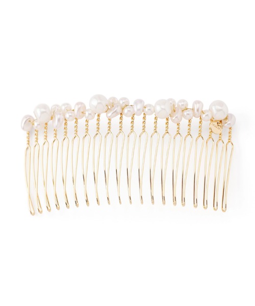 ANEMONE（アネモネ）の「パールラインコーム（その他ヘアアクセサリー・レディース・ホワイト・FREE）」の4枚目の写真