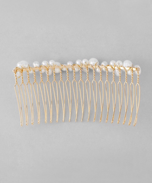 ANEMONE（アネモネ）の「パールラインコーム（その他ヘアアクセサリー・レディース・ホワイト・FREE）」の3枚目の写真