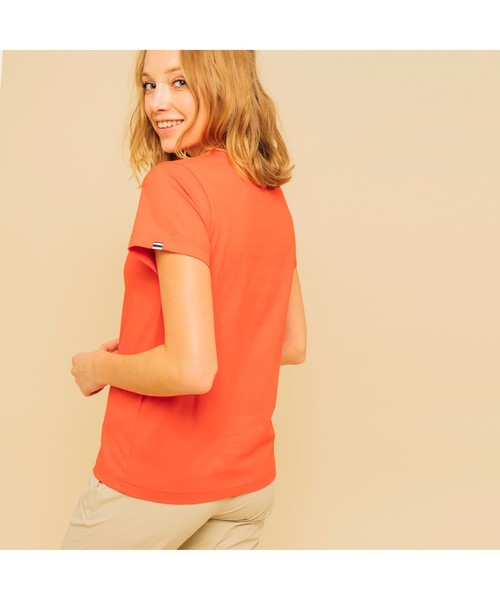 AIGLE(エーグル)の「吸水速乾 エーグル グラフィックTシャツ CAR(Tシャツ/カットソー・レディース・レッド/ダークブルー・S/M/L)」の10枚目の写真