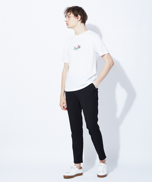 ABAHOUSE GRAY(アバハウスグレイ)の「【展開店舗限定】CITYカラー刺繍 半袖Tシャツ(Tシャツ/カットソー・メンズ・ホワイト系その他/ホワイト系その他2/ホワイト系その他3・46/48)」の4枚目の写真