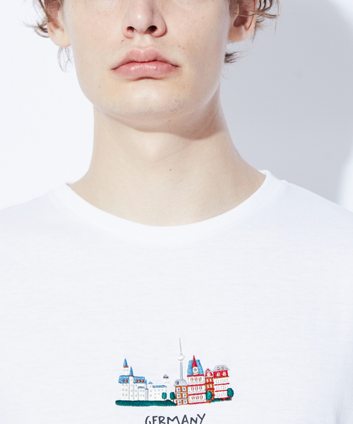 ABAHOUSE GRAY(アバハウスグレイ)の「【展開店舗限定】CITYカラー刺繍 半袖Tシャツ(Tシャツ/カットソー・メンズ・ホワイト系その他/ホワイト系その他2/ホワイト系その他3・46/48)」の7枚目の写真