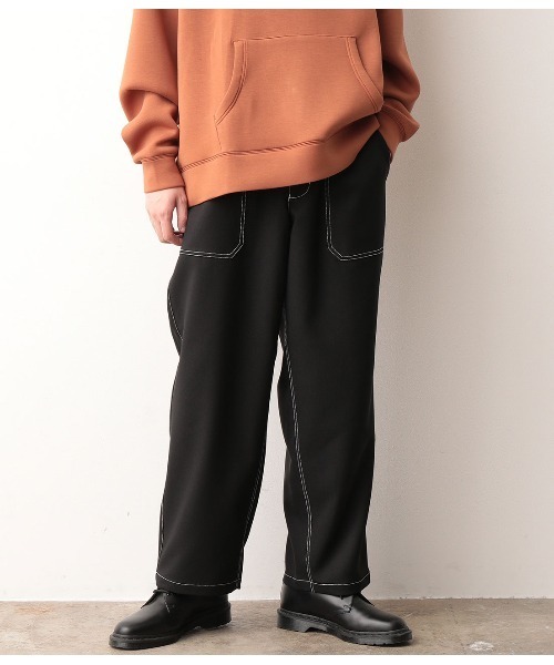 JUNRED（ジュンレッド）の「【セットアップ可能】ラスターツイルベイカーパンツ（その他パンツ・メンズ・ブラック/ダークブラウン・S/M/L）」の11枚目の写真