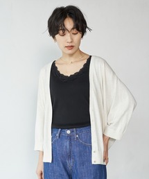 AMERICAN HOLIC | ドルマン5分袖ニットカーディガン/5S 〇＊(カーディガン/ボレロ)