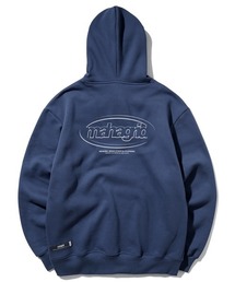 『mahagrid/マハグリッド』OVAL LOGO HOODIE/オーバルロゴフーディー