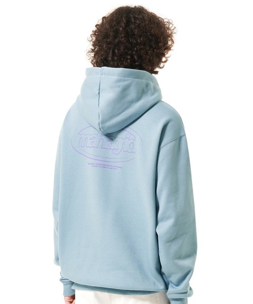 MAHAGRID（マハグリッド）の「『mahagrid/マハグリッド』OVAL LOGO HOODIE/オーバルロゴフーディー（パーカー・レディース・ブラック/ネイビー/ライトグリーン・M/L）」の11枚目の写真