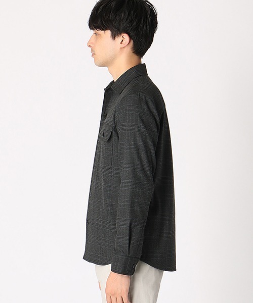 COMME CA ISM(コムサイズム)の「シャツブルゾン(ブルゾン・メンズ・グリーン/ワイン・SMALL/MEDIUM/LARGE)」の9枚目の写真