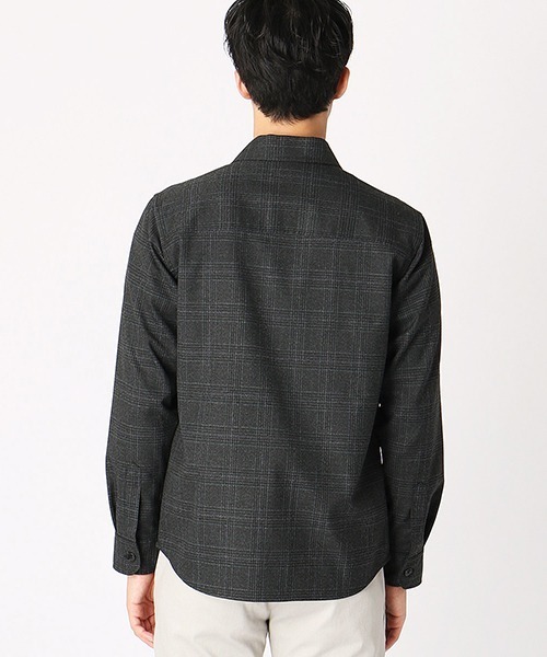 COMME CA ISM(コムサイズム)の「シャツブルゾン(ブルゾン・メンズ・グリーン/ワイン・SMALL/MEDIUM/LARGE)」の3枚目の写真