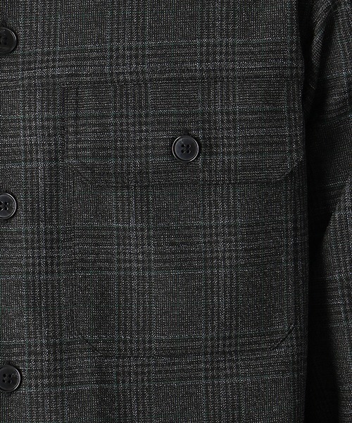 COMME CA ISM(コムサイズム)の「シャツブルゾン(ブルゾン・メンズ・グリーン/ワイン・SMALL/MEDIUM/LARGE)」の6枚目の写真