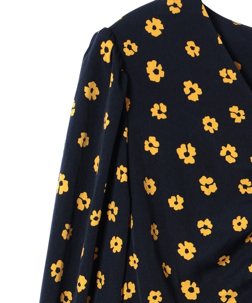 ADAM ET ROPE'（アダムエロペ）の「フロントドロストギャザーワンピース（ワンピース・レディース・ネイビー/ブルー系その他・FREE）」の11枚目の写真