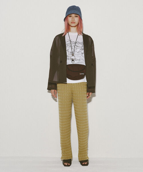 Ray BEAMS（レイビームス）の「Ray BEAMS / スクエアトゥ レザー サンダル（サンダル・レディース・ブラック/グリーン系その他2・24/24.5/23.5/25/23）」の5枚目の写真