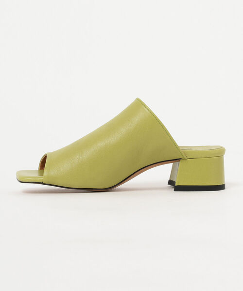 Ray BEAMS（レイビームス）の「Ray BEAMS / スクエアトゥ レザー サンダル（サンダル・レディース・ブラック/グリーン系その他2・24/24.5/23.5/25/23）」の19枚目の写真