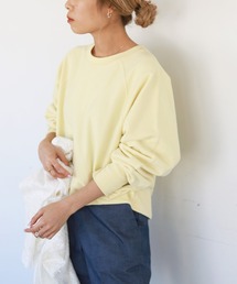 SLOBE IENA | 裏毛クロップドプルオーバー【手洗い可能】◆(Tシャツ/カットソー)