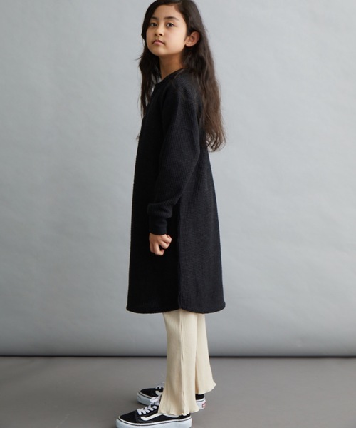 ＆yam（アンドヤム）の「ﾐﾙﾜｯﾌﾙﾜﾝﾋﾟｰｽ（ワンピース・キッズ・ホワイト/ベージュ/ブラック/ブラウン・100/110/120/130/140/150/160）」の12枚目の写真