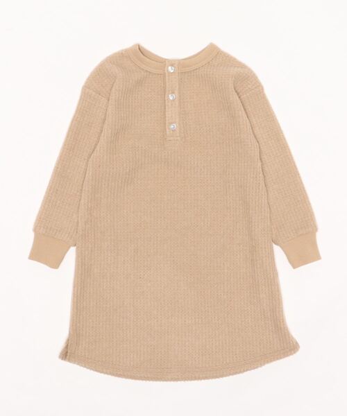 ＆yam（アンドヤム）の「ﾐﾙﾜｯﾌﾙﾜﾝﾋﾟｰｽ（ワンピース・キッズ・ホワイト/ベージュ/ブラック/ブラウン・100/110/120/130/140/150/160）」の13枚目の写真