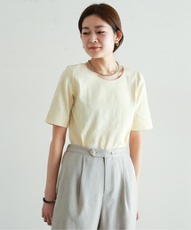 NOMBRE IMPAIR | C/Puリブ　ラウンドネックP/O(Tシャツ/カットソー)