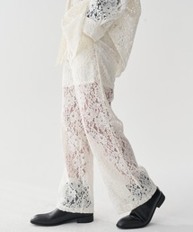 FEKETE | FEKETE MADE LACE SLACKS PANTS（SET-UP）(スラックス)