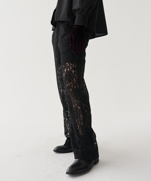 tie.meレースパンツ黒　want to be with lace pants PRANK PROJECT（プランクプロジェクト）の「レースパンツ / Lace