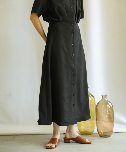 select MOCA（セレクトモカ）の「ウエストタックワッシャーワンピース（ワンピース・レディース・ブラック/ベージュ/ライトブラウン・SMALL/MEDIUM）」の19枚目の写真