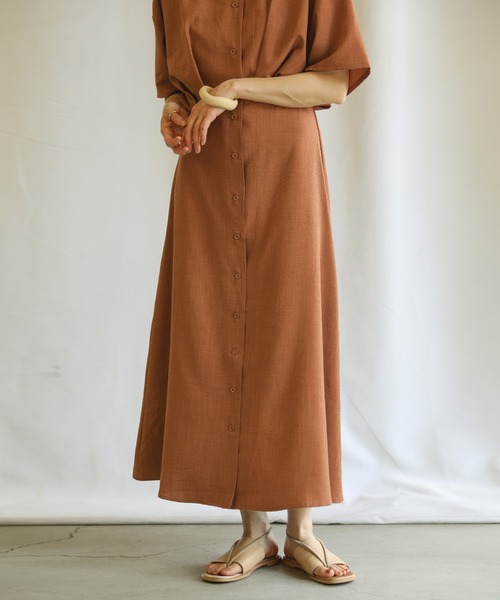 select MOCA（セレクトモカ）の「ウエストタックワッシャーワンピース（ワンピース・レディース・ブラック/ベージュ/ライトブラウン・SMALL/MEDIUM）」の15枚目の写真