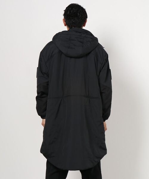 B'2nd(ビーセカンド)の「FILA×PROJECT 7 (フィラ×プロジェクト 7 ) BTS着用 中綿ロングブルゾン BM3057(ブルゾン・メンズ・ブラック・MEDIUM/LARGE)」の5枚目の写真