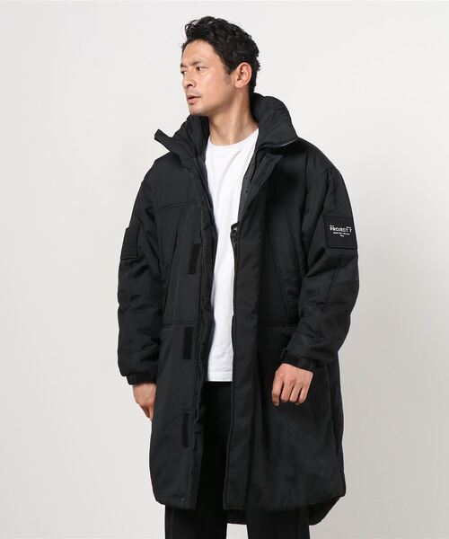 B'2nd(ビーセカンド)の「FILA×PROJECT 7 (フィラ×プロジェクト 7 ) BTS着用 中綿ロングブルゾン BM3057(ブルゾン・メンズ・ブラック・MEDIUM/LARGE)」の22枚目の写真