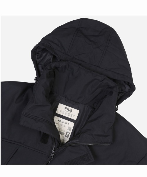 B'2nd(ビーセカンド)の「FILA×PROJECT 7 (フィラ×プロジェクト 7 ) BTS着用 中綿ロングブルゾン BM3057(ブルゾン・メンズ・ブラック・MEDIUM/LARGE)」の11枚目の写真