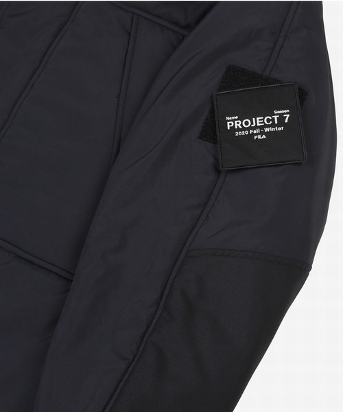 B'2nd(ビーセカンド)の「FILA×PROJECT 7 (フィラ×プロジェクト 7 ) BTS着用 中綿ロングブルゾン BM3057(ブルゾン・メンズ・ブラック・MEDIUM/LARGE)」の12枚目の写真