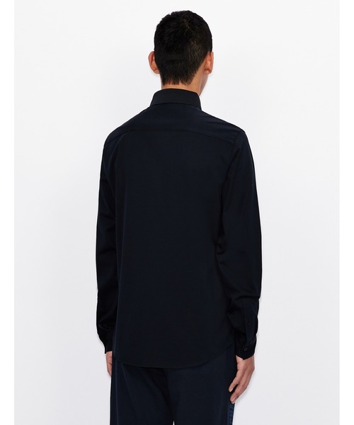 ARMANI EXCHANGE(アルマーニエクスチェンジ)の「【A|X アルマーニ エクスチェンジ】格子柄 長袖シャツ/SLIM(シャツ/ブラウス・メンズ・ホワイト/ネイビー・SMALL/MEDIUM/LARGE/X-SMALL)」の9枚目の写真