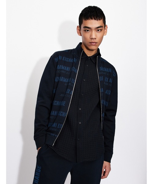 ARMANI EXCHANGE(アルマーニエクスチェンジ)の「【A|X アルマーニ エクスチェンジ】格子柄 長袖シャツ/SLIM(シャツ/ブラウス・メンズ・ホワイト/ネイビー・SMALL/MEDIUM/LARGE/X-SMALL)」の3枚目の写真