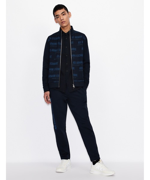ARMANI EXCHANGE(アルマーニエクスチェンジ)の「【A|X アルマーニ エクスチェンジ】格子柄 長袖シャツ/SLIM(シャツ/ブラウス・メンズ・ホワイト/ネイビー・SMALL/MEDIUM/LARGE/X-SMALL)」の5枚目の写真