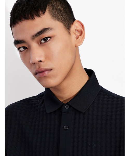 ARMANI EXCHANGE(アルマーニエクスチェンジ)の「【A|X アルマーニ エクスチェンジ】格子柄 長袖シャツ/SLIM(シャツ/ブラウス・メンズ・ホワイト/ネイビー・SMALL/MEDIUM/LARGE/X-SMALL)」の8枚目の写真