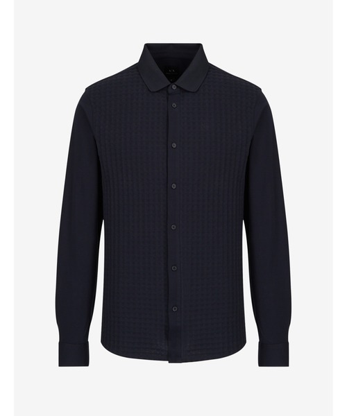 ARMANI EXCHANGE(アルマーニエクスチェンジ)の「【A|X アルマーニ エクスチェンジ】格子柄 長袖シャツ/SLIM(シャツ/ブラウス・メンズ・ホワイト/ネイビー・SMALL/MEDIUM/LARGE/X-SMALL)」の7枚目の写真