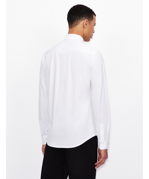 ARMANI EXCHANGE(アルマーニエクスチェンジ)の「【A|X アルマーニ エクスチェンジ】格子柄 長袖シャツ/SLIM(シャツ/ブラウス・メンズ・ホワイト/ネイビー・SMALL/MEDIUM/LARGE/X-SMALL)」の12枚目の写真