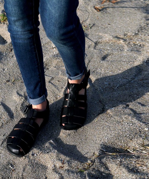 antiqua（アンティカ）の「グルカサンダル（サンダル・レディース・ブラック・L/LL/M/S）」の14枚目の写真