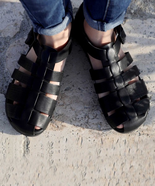 antiqua（アンティカ）の「グルカサンダル（サンダル・レディース・ブラック・L/LL/M/S）」の5枚目の写真