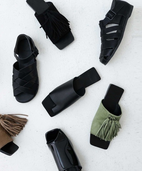 antiqua（アンティカ）の「グルカサンダル（サンダル・レディース・ブラック・L/LL/M/S）」の6枚目の写真