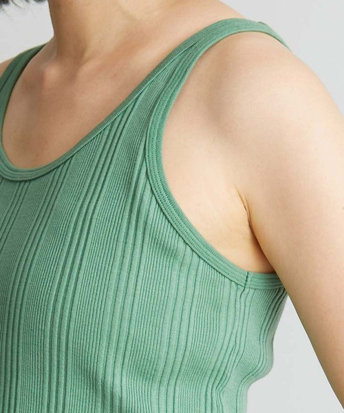 nitca（ニトカ）の「._ランダムテレコタンクトップ（タンクトップ・レディース・グリーン/ボルドー/ホワイト・FREE）」の13枚目の写真