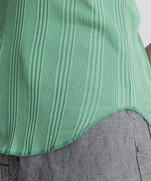 nitca（ニトカ）の「._ランダムテレコタンクトップ（タンクトップ・レディース・グリーン/ボルドー/ホワイト・FREE）」の14枚目の写真