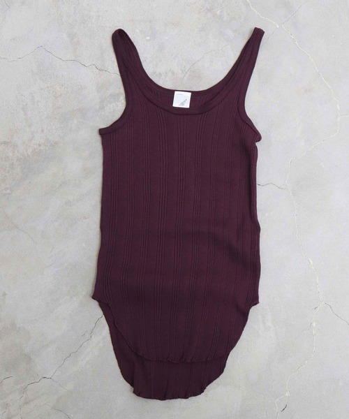 nitca（ニトカ）の「._ランダムテレコタンクトップ（タンクトップ・レディース・グリーン/ボルドー/ホワイト・FREE）」の21枚目の写真