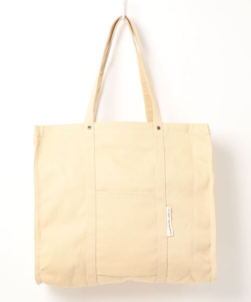 Samansa Mos2 blue（サマンサモスモスブルー）の「キャンバススクエアトート（トートバッグ・レディース・モカ/キナリ/ベージュ・ﾌﾘ-）」の3枚目の写真