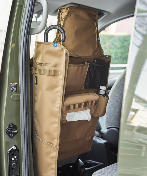 GORDON MILLER（ゴードンミラー）の「GORDON MILLER（ゴードンミラー） CORDURA SEAT BACK POCKET (コーデュラシートバックポケット)(カー用品)（収納グッズ・メンズ・オリーブ/ダークグレー/タン/ブラック・ONE SIZE）」の19枚目の写真