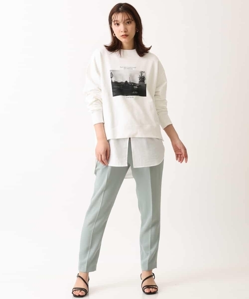 a.v.v（アーヴェヴェ）の「アシメストラップクッションサンダル（サンダル・レディース・ミント/ブラック/ベージュ・23.5/22.5/24.5）」の13枚目の写真