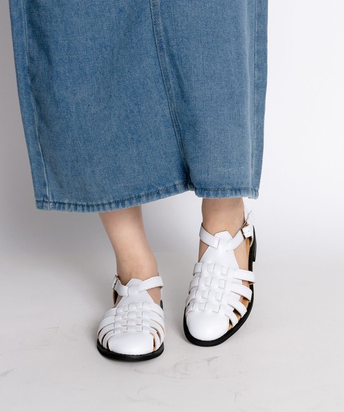 SVEC（シュベック）の「レザー グルカサンダル（サンダル・レディース・ブラック/ライトブラウン/ホワイト・38/39/35/36/37）」の13枚目の写真