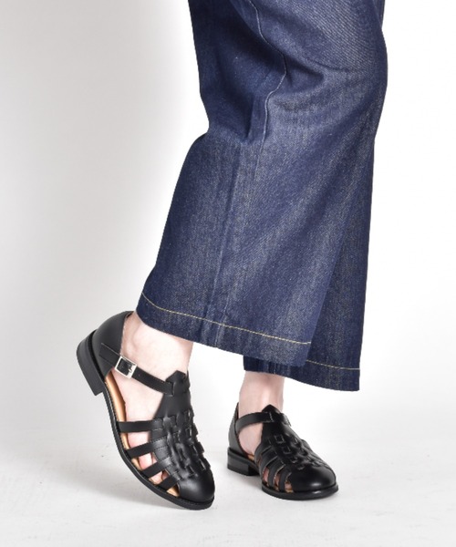 SVEC（シュベック）の「レザー グルカサンダル（サンダル・レディース・ブラック/ライトブラウン/ホワイト・38/39/35/36/37）」の14枚目の写真