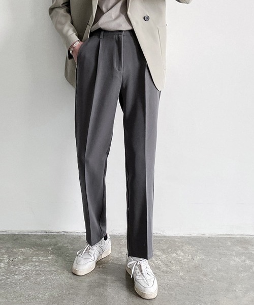 Mimma/Mimaa（ミマ）の「【Mimma/Mimaa】リラックスクロップドスラックス（スラックス・レディース・ブラック/グレー/アイボリー・FREE）」の5枚目の写真