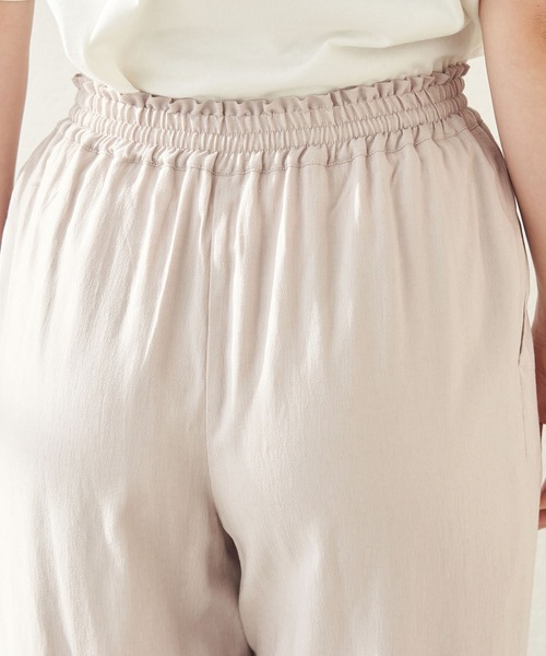 ROPE' PICNIC(ロペピクニック)の「【セットアップ対応】ガーゼ調パンツ(その他パンツ・レディース・ライトグレー/サックスブルー/ミント・40/38)」の10枚目の写真