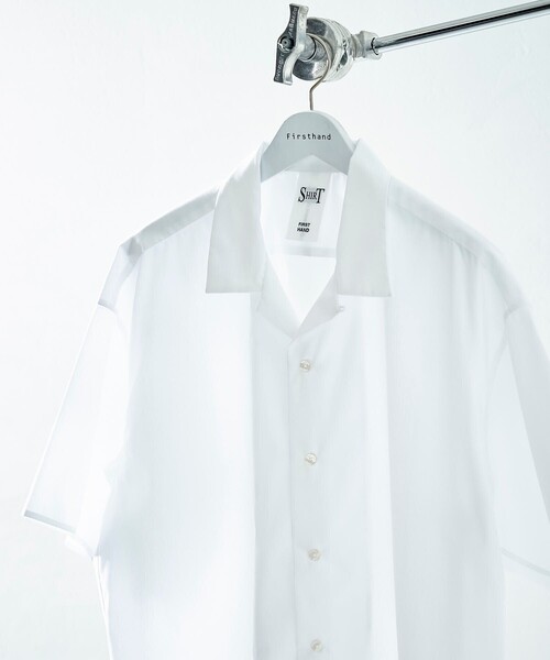 Firsthand（ファーストハンド）の「SHIRT Firsthand by 5525GALLERY/シャツファーストハンド5525ギャラリー オープンカラーシャツ（シャツ/ブラウス・メンズ・グレー/ブラック/ブルー/ホワイト/サックスブルー・M/L）」の7枚目の写真