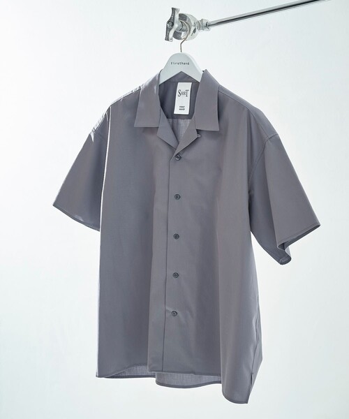 Firsthand（ファーストハンド）の「SHIRT Firsthand by 5525GALLERY/シャツファーストハンド5525ギャラリー オープンカラーシャツ（シャツ/ブラウス・メンズ・グレー/ブラック/ブルー/ホワイト/サックスブルー・M/L）」の8枚目の写真